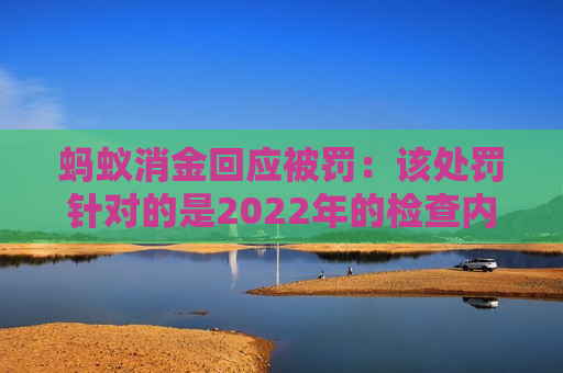 蚂蚁消金回应被罚：该处罚针对的是2022年的检查内容，已完成整改  第1张