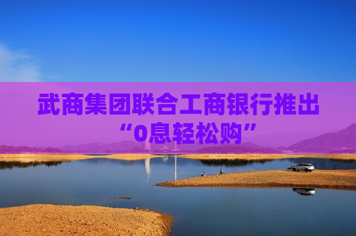 武商集团联合工商银行推出“0息轻松购”