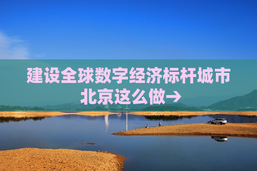 建设全球数字经济标杆城市 北京这么做→