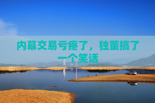 内幕交易亏疼了，独董搞了一个笑话