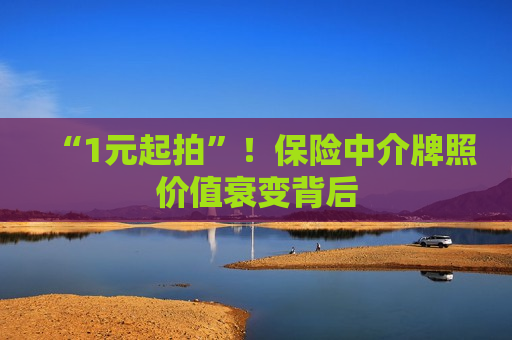 “1元起拍”！保险中介牌照价值衰变背后