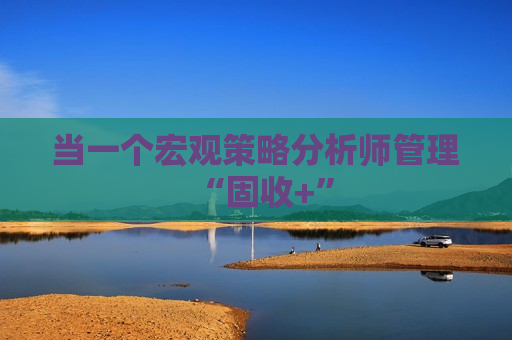 当一个宏观策略分析师管理“固收+”