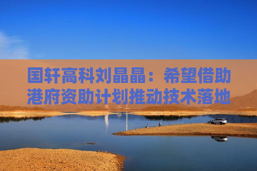 国轩高科刘晶晶：希望借助港府资助计划推动技术落地  第1张