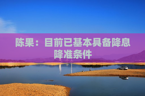 陈果：目前已基本具备降息降准条件