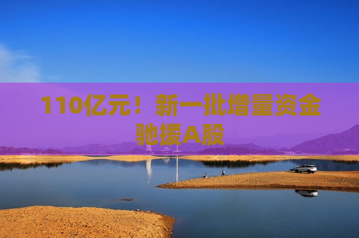 110亿元！新一批增量资金驰援A股
