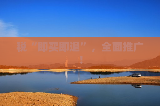 税“即买即退”，全面推广！