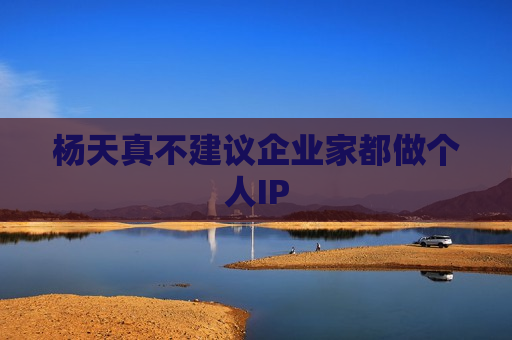 杨天真不建议企业家都做个人IP