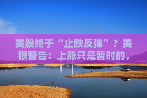 美股终于“止跌反弹”？美银警告：上涨只是暂时的，除非……