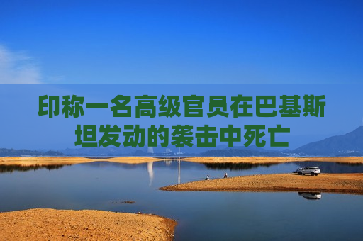 印称一名高级官员在巴基斯坦发动的袭击中死亡