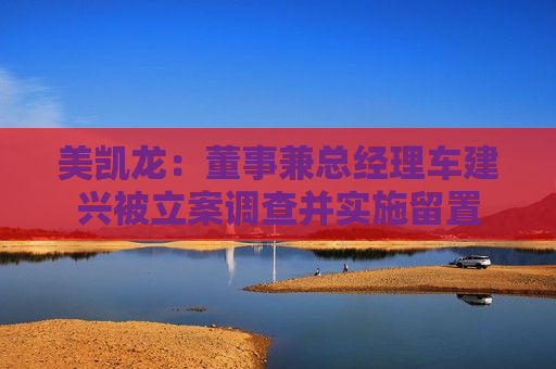 美凯龙：董事兼总经理车建兴被立案调查并实施留置