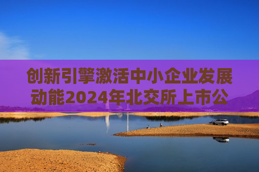 创新引擎激活中小企业发展动能2024年北交所上市公司超八成盈利