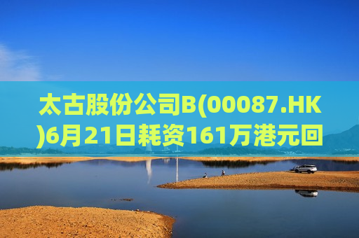 太古股份公司B(00087.HK)6月21日耗资161万港元回购15.5万股