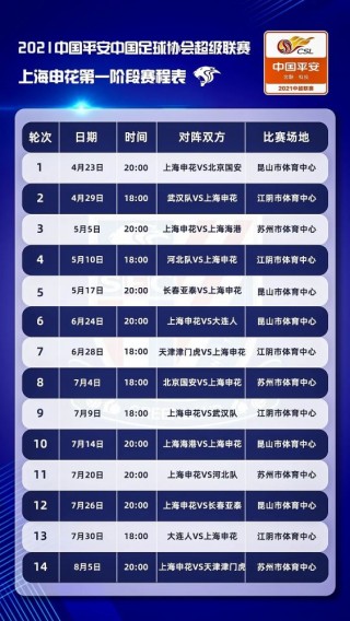 2021中超第二阶段赛程表(2021中超第二阶段赛程表格)