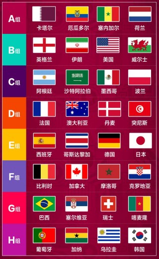 2014年巴西世界杯分组(2014年巴西世界杯分组图片)