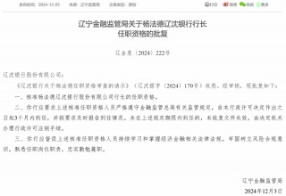 辽沈银行开业三年首换行长，不良贷款率仍维持高位
