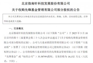 继续加注先锋基金，指南针离“小东财”还有多远