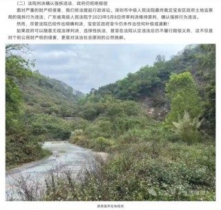 深圳宝安区 *** 被判“违法强拆”港商房子：不担责和赔偿吗？