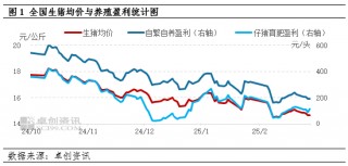 卓创资讯：2月份生猪养殖盈利缩减 养殖端补栏仔猪积极性下降