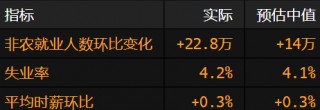 美国非农就业增长超过预期 失业率小幅上升