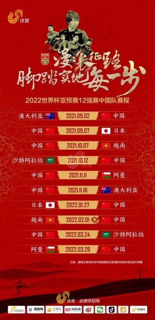 国足12强赛赛程时间(国足12强赛赛程时间日本)