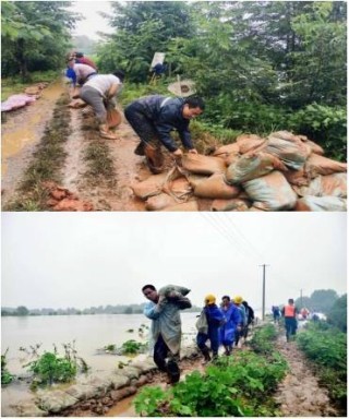 应对湖北强降雨，国寿寿险全力防汛抗洪救灾