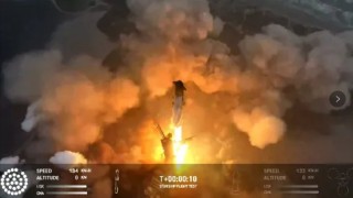 SpaceX超级火箭“星舰”历史上之一次完成试飞任务