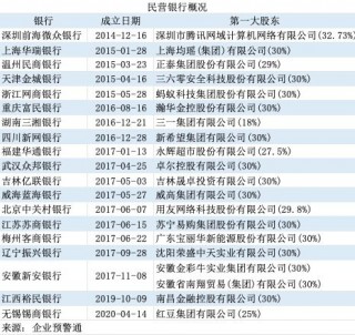 民营银行十年浮沉