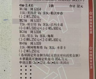 足球竞彩开奖比分结果(足球竞彩开奖比分结果查询表)