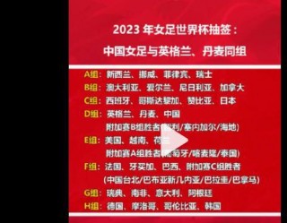 女足世界杯2023赛程(女足世界杯2023赛程时间表格)