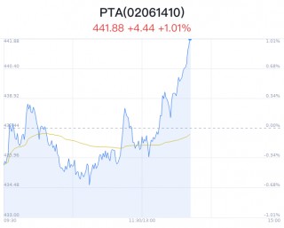 PTA概念盘中拉升，桐昆股份涨4.20%