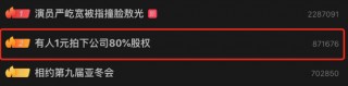 1元拍下公司80%股权！靠谱吗？