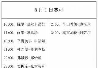 今天乒乓球比赛时间安排(今天乒乓球比赛时间安排表)
