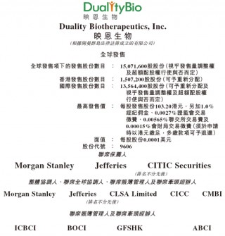 映恩生物今招股，4月15日香港上市，引入豪华基石投资阵容，包括BioNTech、LAV等