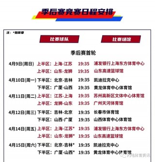 男篮cba赛程(上海男篮cba赛程)