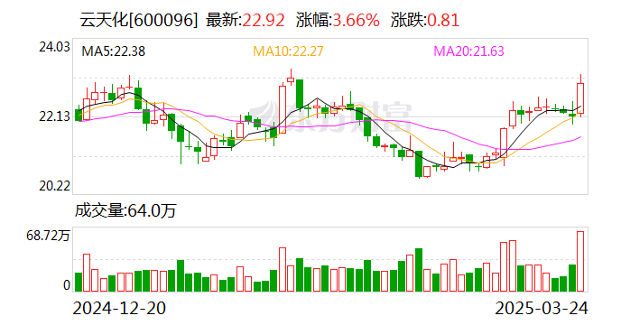 云天化：2024年净利润同比增长17.93% 拟每10股派发现金红利14元  第1张