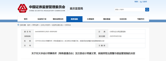 纽米科技三年年报审计违规！大华会计师事务所及相关责任人被出具警示函  第1张