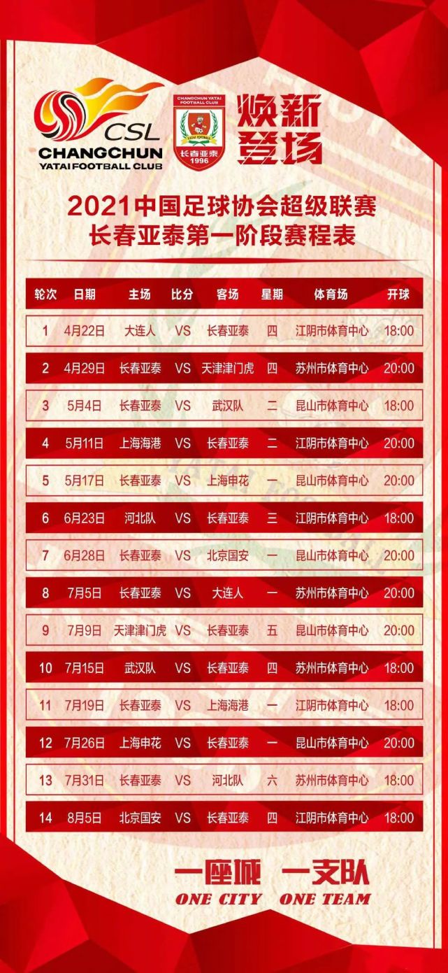 中超联赛2021赛程表(中超联赛2021赛程表深圳)  第2张