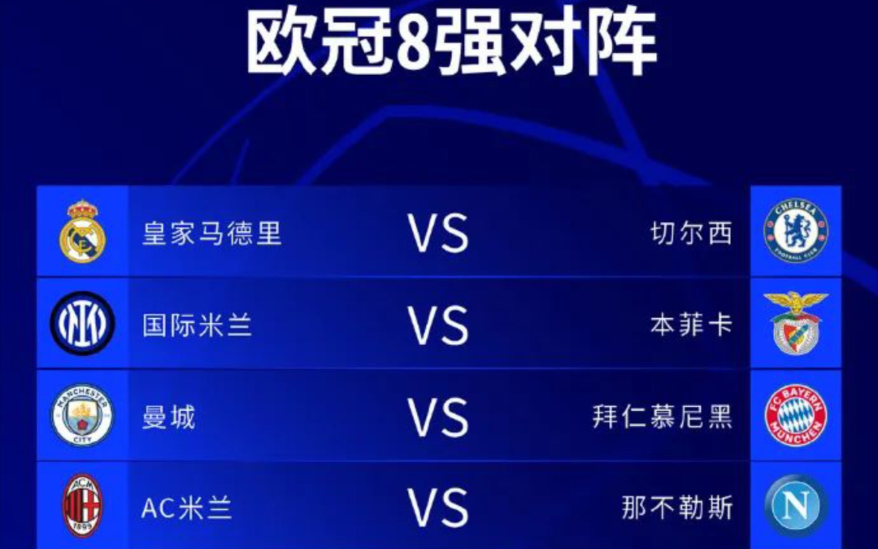 欧冠淘汰赛对阵图(欧冠淘汰赛对阵图高清)  第1张