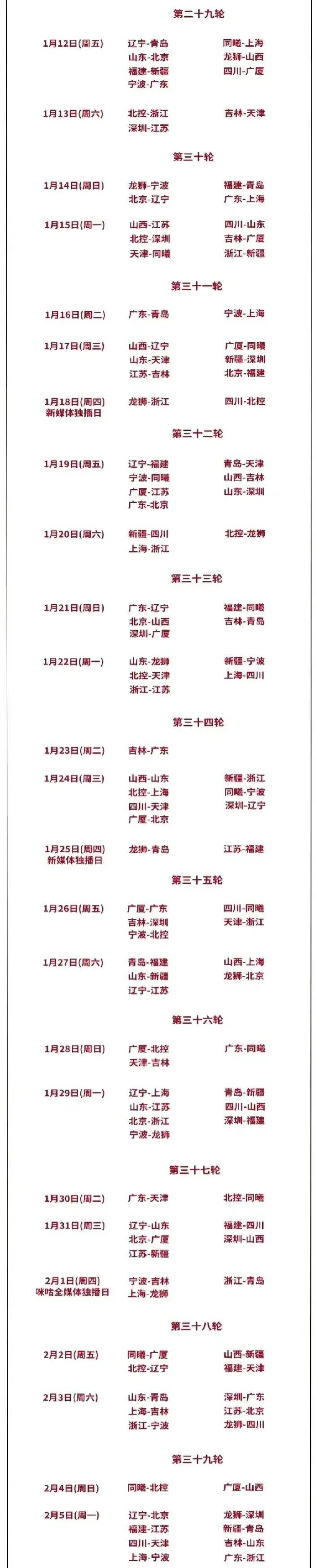 辽宁男篮最新赛程表(cba辽宁男篮最新赛程表)  第1张