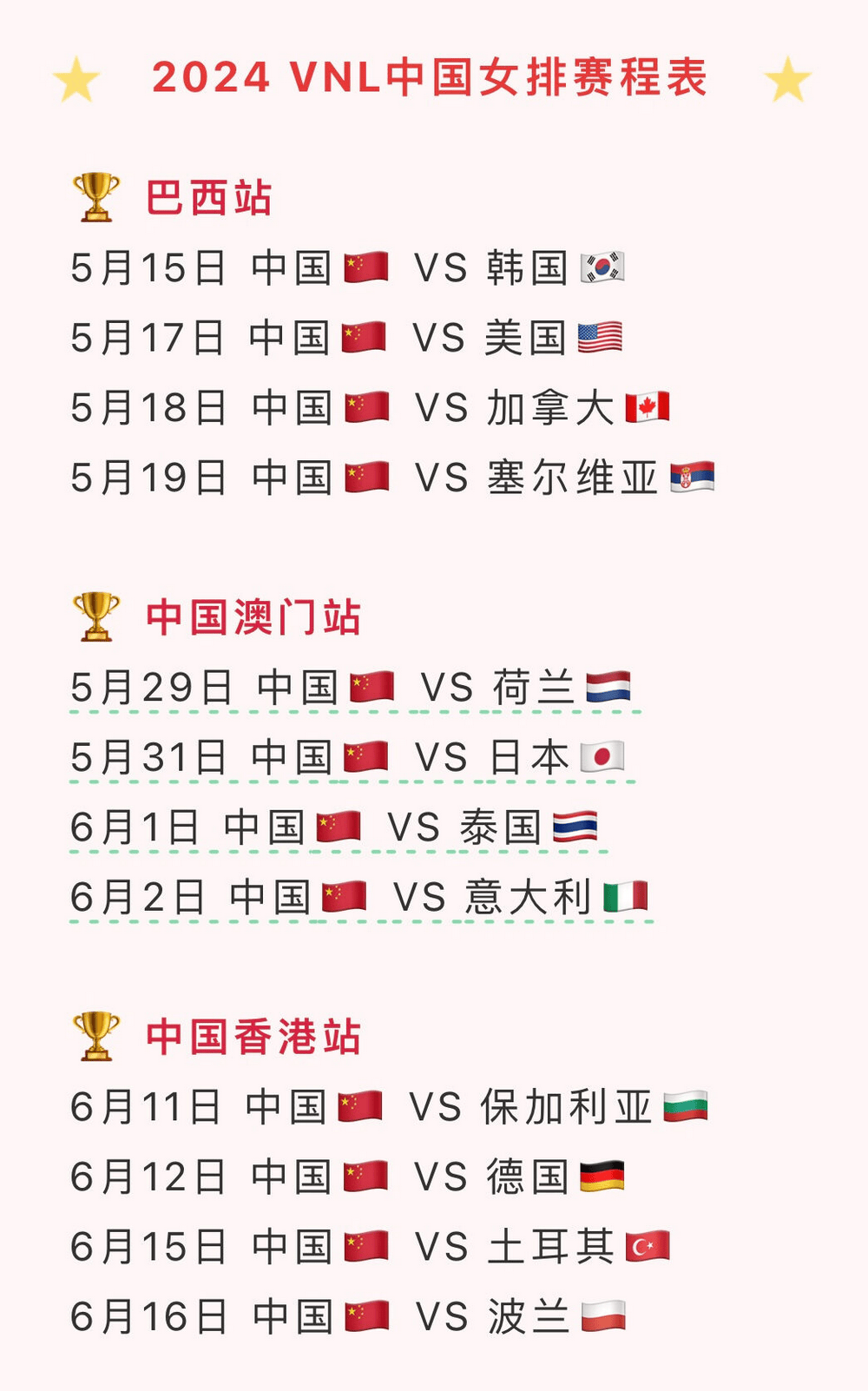 中国女排今日赛程(中国女排今日赛程2100央视直播!交手奥运会潜在对手!)  第1张